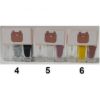 تصویر  لاک ناخن 3 قلو طرح خوک Nail polish pig designs