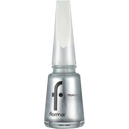 تصویر  لاک ناخن مرواریدی فلورمار شماره ۳۹۰ (Stylish Silver)