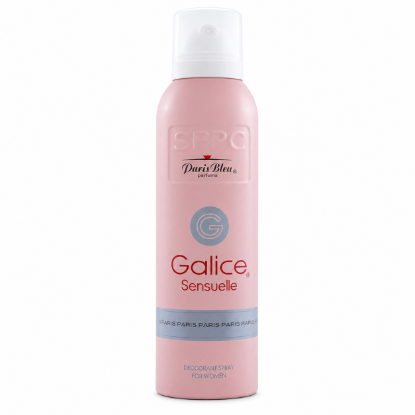 تصویر  اسپری دئودرانت زنانه پاریس بلو مدل Galice Sensuelle
