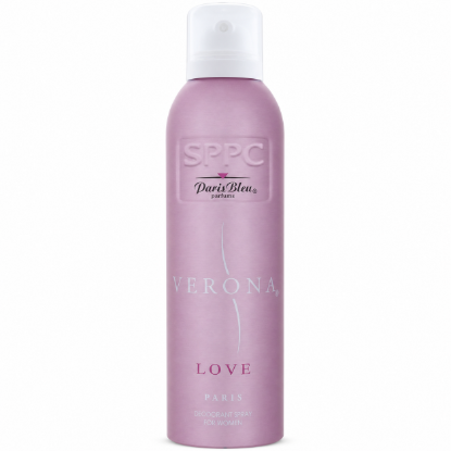 تصویر  اسپری دئودورانت زنانه پاریس بلو ورونا لاو Paris Bleu Verona Love
