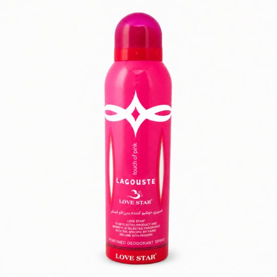 تصویر  اسپری مردانه لاو استار مدل lagouste touch of pink
