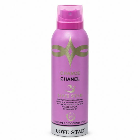 تصویر  اسپری زنانه لاو استار مدل CHANCE CHANEL