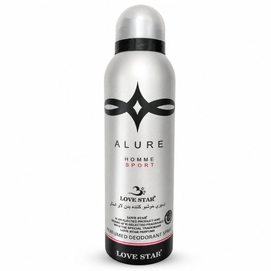تصویر  اسپری مردانه لاو استار مدل alure home sport