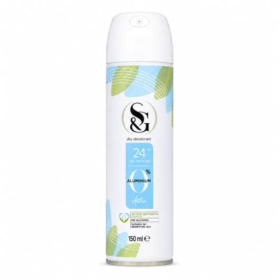 تصویر  اسپری بدن بدون آلومینیوم Soft & Gentle مدل Active