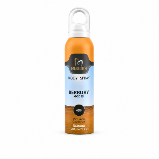 تصویر  اسپری بدن زنانه مردیت مدل Meredith Body Spray Berbury Goddess
