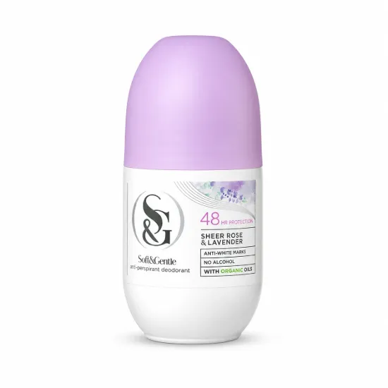 تصویر  رول ضد تعریق زنانه سافت اند جنتل مدل Rose Lavender حجم 50 میلی لیتر