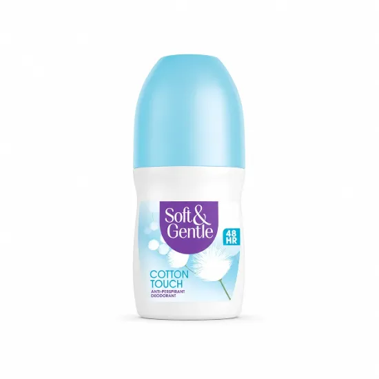تصویر  مام رول ضدتعریق زنانه Soft & Gentle مدل Cotton Touch حجم 50 میل