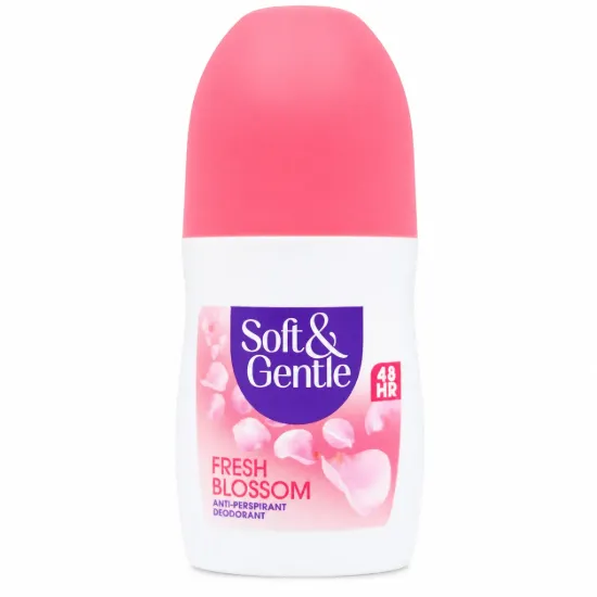 تصویر  مام رول ضدتعریق زنانه Soft & Gentle مدل Fresh Blossom حجم 50 میل