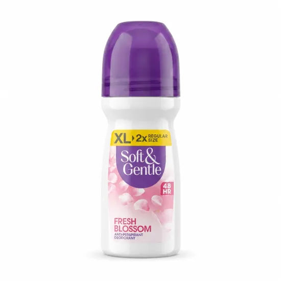 تصویر  مام رول ضدتعریق زنانه Soft & Gentle مدل Fresh blossom حجم 100میل