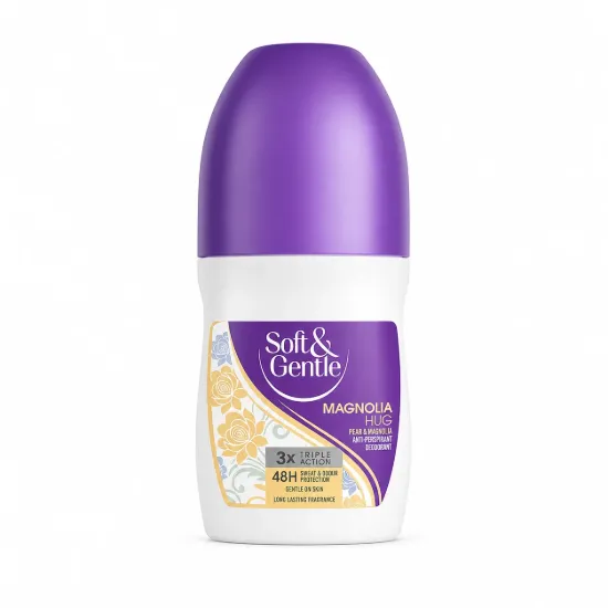 تصویر  مام رول ضدتعریق زنانه Soft & Gentle مدل Magnolia Hug حجم 50 میل