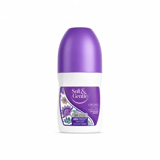 تصویر  مام رول ضدتعریق زنانه Soft & Gentle مدل Orchid Desire حجم 50 میل