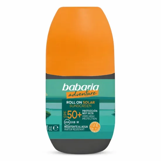 تصویر  رول ضد آفتاب بدن حاوی +SPF50 باباریا babaria مدل Adventure حجم 50 میل