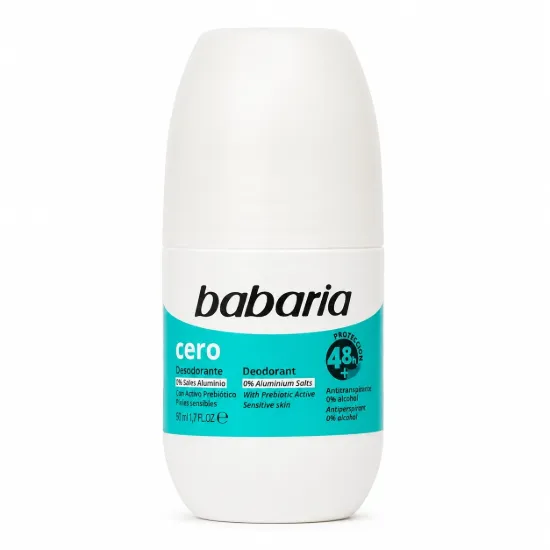 تصویر  مام رول ضد تعریق 48 ساعته باباریا babaria مدل سرو Cero حجم 50 میل