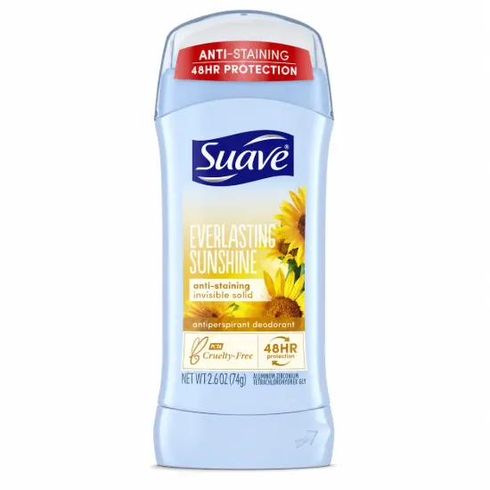 تصویر  مام استیک ضد لکه اورلستینگ سانشاین سواو  Suave Everlasting Sunshine Anti-Staining Antiperspirant Deodorant