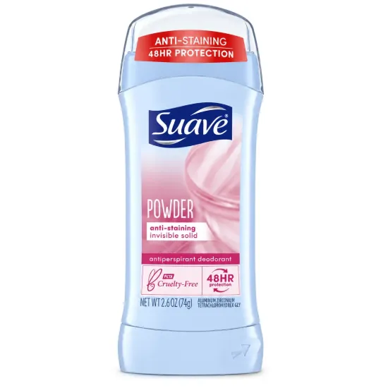 تصویر  مام استیک ضد لکه پاودر سواو  Suave Powder Anti-Staining Antiperspirant Deodorant
