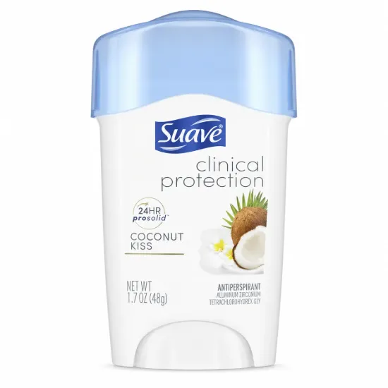 تصویر  مام کلینیکال ضد تعریق سواو رایحه نارگیل Suave Clinical Protection Coconut Kiss 48g