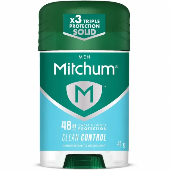 تصویر  مام استیک ضد تعریق مردانه میچام مدل کلین کنترل  Mitchum Men Clean Control Antiperspirant Deodorant Solid 41g