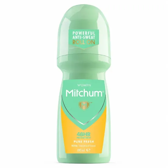 تصویر  مام رول ضد تعریق زنانه میچام مدل پیور فرش Mitchum Pure Fresh Roll On 100ml