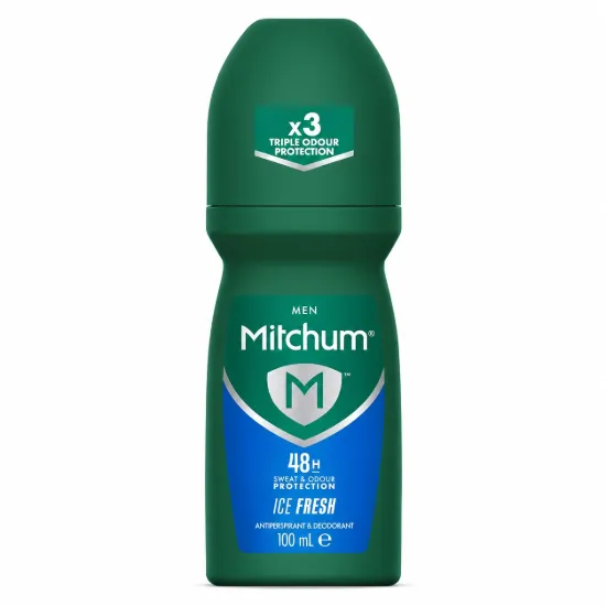 تصویر  مام رول ضد تعریق مردانه میچام مدل آیس فرش Mitchum Ice Fresh Roll On 100ml