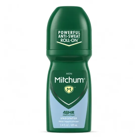تصویر  مام رول ضد تعریق مردانه میچام مدل بدون بو Mitchum Men Unscented Roll On 100ml