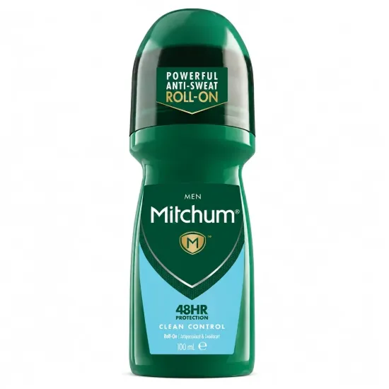 تصویر  مام رول ضد تعریق مردانه میچام مدل کلین کنترل Mitchum Clean Control Roll On 100ml