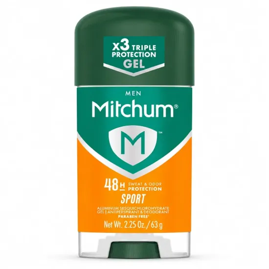 تصویر  مام ژل ضد تعریق مردانه میچام مدل اسپرت  Mitchum Men Sport Triple Protection Gel 63g