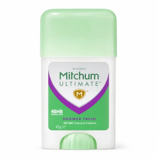 تصویر  مام کلینیکال ضد تعریق زنانه میچام مدل شاور فرش Mitchum Ultimate Shower Fresh Soft Solid 45g